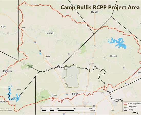 Camp Bullis RCPP Project Area